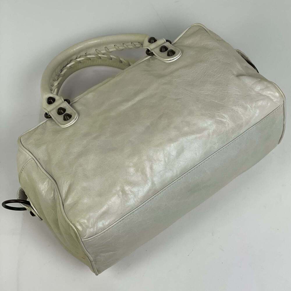 Balenciaga The Box Handbag, 2-Way Shoulder Bag/Handbag, Leather, White, 14569... - Picture 2 of 11